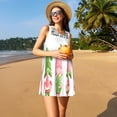 thumbnail image 3 of Fotbe Hello Summer Gnome Vestido de Verano sin Mangas para Mujer – Vestido Midi Línea A, Estilo Camiseta Floral, Vestido Playero Casual y Fluido, 3 of 7