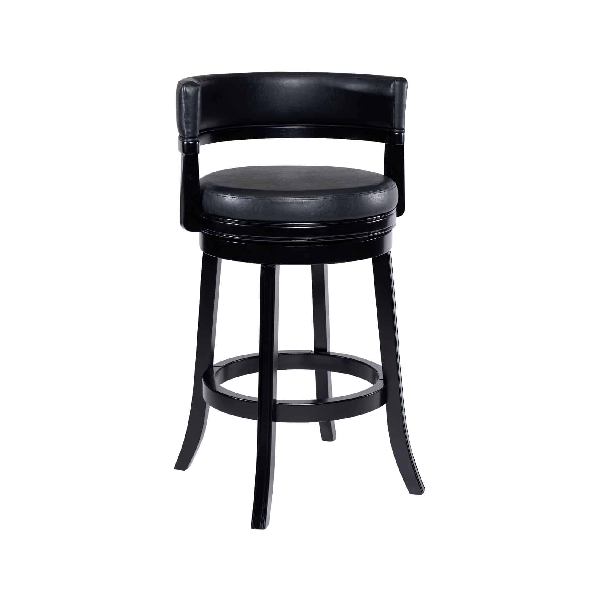 Boraam Balen Bar Height Swivel Stool - Black
