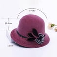 thumbnail image 3 of MEICHEN Winter Fuzzy Cloche Hat for Women Elegant Fashion Short Brim Bucket Hat Womens 1920s Accessories for Daily Church Party, 3 of 4