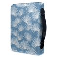 thumbnail image 3 of HELLHERO Blue White Snowflake Bible Cover for Church Outdoor Bible Study, Bookmark Belt Bible Covers PU Leather Zipper Bible Holder, 3 of 12