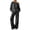 Dark Gray #004, variant on Womens Off the Shoulder 2 Piece Lounge Sweater Matching Sets Fall Outfit Oversized Long Sleeve Boatneck Top Drawstring Sweatpants Set Soft Stretch Airport Travel Outfit S