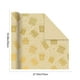thumbnail image 3 of Fasiaou 1 Counts Gold Foil Christmas Wrapping Paper with Santa Snowflake Print Premium Kraft Gift Wrap for Holiday Presents Large 50x70cm Recyclable Festive Packaging Supplies, 3 of 6