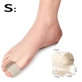 thumbnail image 1 of 1Pair Big Bone Thumb Toe Separator Bunion Splint Straightener Corrector Foot Care Tools Hallux Valgus Protector Orthotics, 1 of 5