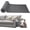Dark Gray, variant on Mat Self-Adhesive, 118'' x 15.8'' Trimmable Scratch Pads Furniture Protector, DIY Climbing Cats Carpet for Couch, Door Frame or Wall Corner Protector (Dark Gray)