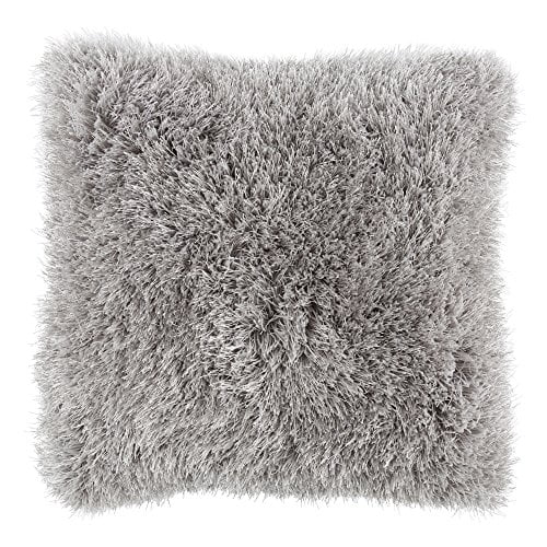 Lavish Home Oversized Floor or Throw Pillow Square Luxury Plush Shag