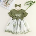 thumbnail image 2 of Gupgi Robe Barboteuse Fleurie pour Bébé Fille 3M 6M 12M 18M 24M Robe à Manches Courtes Côtelée pour Nourrisson à Imprimé Papillon avec Bandeau, 2 of 8
