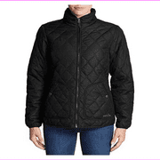 Eddie Bauer Women's Mod Quilt Light Jacket XXL/Black