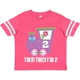 thumbnail image 3 of Inktastic 2nd Birthday Cute Train I'm Two Girls Toddler T-Shirt, 3 of 5