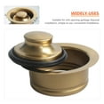 thumbnail image 4 of Shisuyan Sink Flange for Garbage Disposal Golden 1Set 4.5x4.5x1.7In, 4 of 8