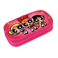 thumbnail image 3 of The Powerpuff Gi-rls Pencil Case Large Capacity Pencil Pouch Penbag Office Stationery Organizer Travel Makeup Bag Pink, 3 of 9