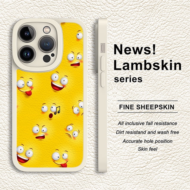 Manténgase protegido con estilo: Funda de teléfono de goma TPU con patrón de dibujos animados de moda para la serie iPhone