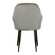 thumbnail image 5 of Set de 2 Sillas de Casa Trento Velvet Tapizadas Gris Mundo In Vanguardista, 5 of 7