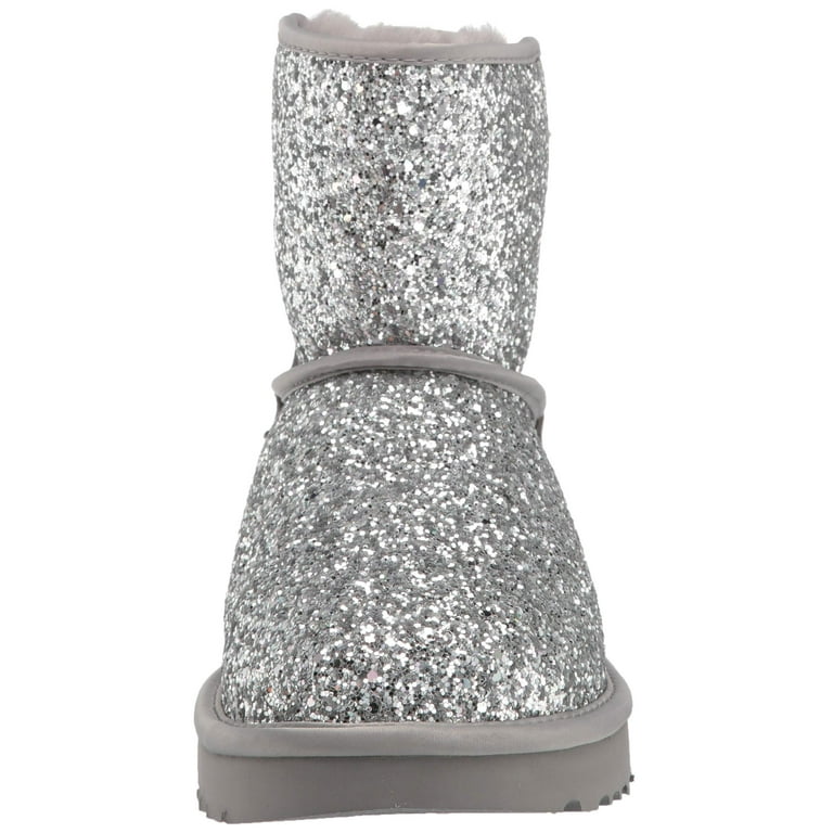 UGG W CLASSIC MINI BOW COSMOS Boots Silver Walmart