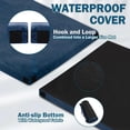 thumbnail image 4 of Memory Foam Camping Mattress | Potable Backpacking Sleeping Pad W/Waterproof Cover & Carry Bag | Roll Up Cot Mattress for Floor, Travel,Camping | Kids, Single or Twin, 4 of 8