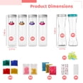 thumbnail image 4 of 8 Pcs Sensory Bottles Kit, DIY Plastic Calm Down Bottles with Leak-Proof Lids & Fillers, Gold Powders, Stars, Fluorescent Stars, Creative Stickers for Relaxation and Sensory Fun, 4 of 5