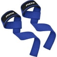 thumbnail image 2 of RDX Weight Lifting Straps Deadlifting Powerlifting, 5MM Neoprene Wrist Support, Anti Slip 60CM Hand Bar Grip, Heavy Duty Bodybuilding Weightlifting Workout, Soft Cotton, Strength Training Gym Fitness, 2 of 7
