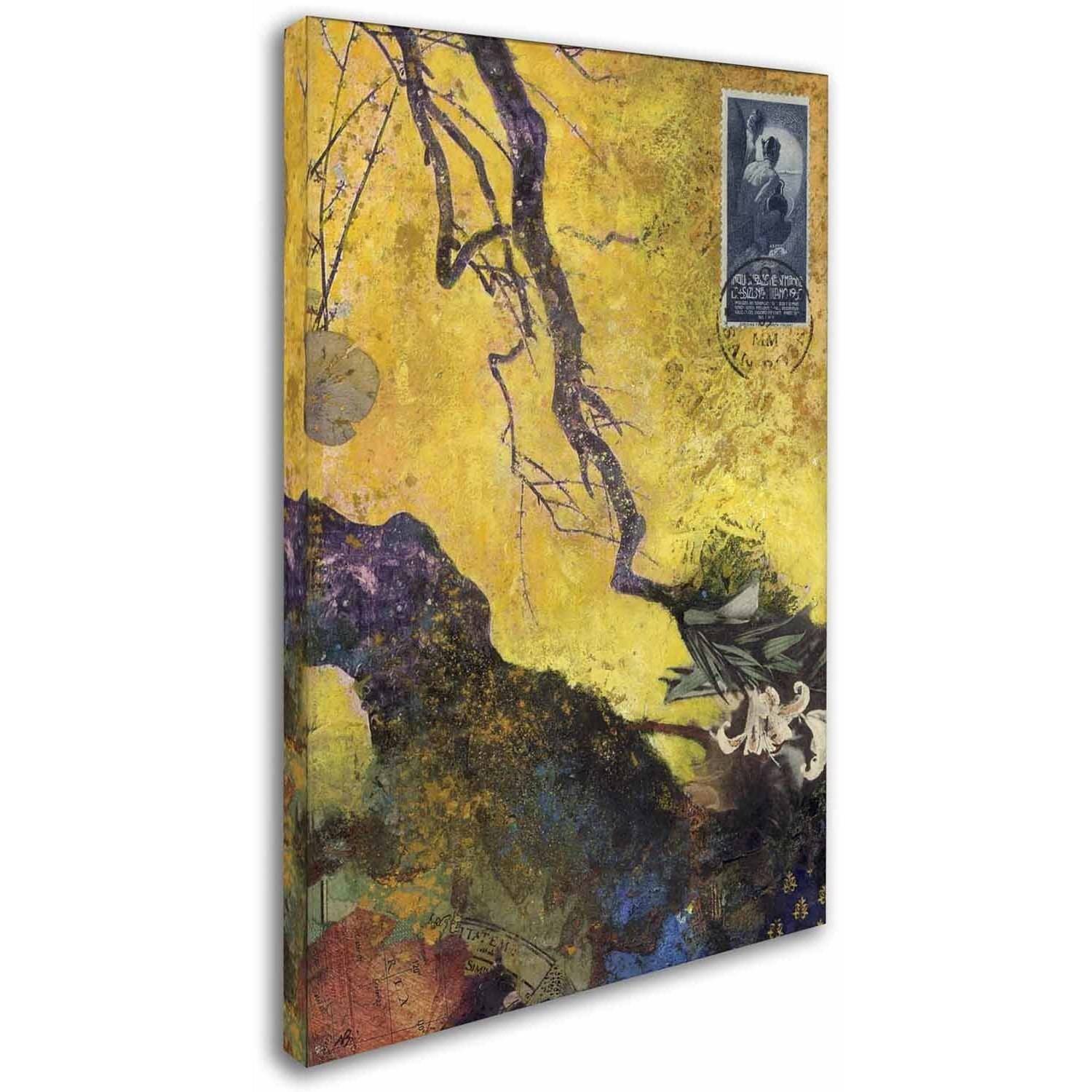 Trademark Fine Art '124 Golden Bough' Canvas Art by Nick Bantock