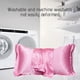 thumbnail image 4 of Fiudx Funda de Almohada de Seda Satinada, Tejido Suave y Transpirable, Superficie Lisa y Brillante, Ideal para El Cuidado Del Cabello y La Piel, Efecto Refrescante, Opciones Multicolor, Tamaño Estánd, 4 of 6