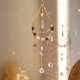 thumbnail image 4 of Carillón de viento de cristal, atrapasueños de luz de luna de Metal, colgante para decoración de la habitación del hogar (púrpura) Ehuebsd Libre de BPA, 4 of 8