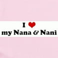 thumbnail image 2 of CafePress - I Love My Nana & Nani Infant Bodysuit - Baby Light Bodysuit, Size Newborn - 24 Months, 2 of 4