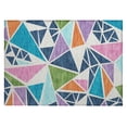 thumbnail image 2 of Addison Rugs Chantille Indoor/Outdoor Transitional Geometric White Washable Rectangle Rug, 1'8" x 2'6", 2 of 6