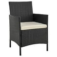 thumbnail image 5 of Manhattan Comfort Imperia 3-Piece Rattan Patio Conversation Set in Gray/Cream, 5 of 5