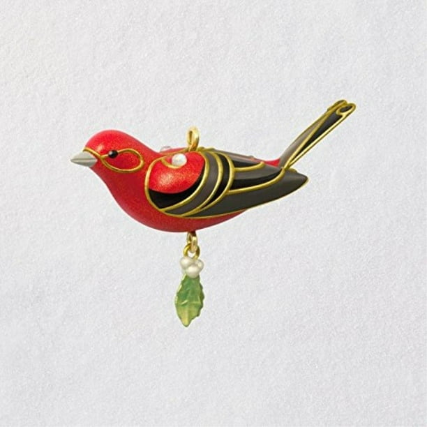 Hallmark Keepsake Mini Christmas Ornament 2018 Year Dated, Red Tanager