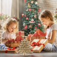 thumbnail image 3 of Wooden Advent Calendar Christmas Party Chocolate Frame Decoration Ornaments, 3 of 5