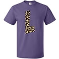 thumbnail image 3 of Inktastic Leopard Print Letter L T-Shirt, 3 of 5