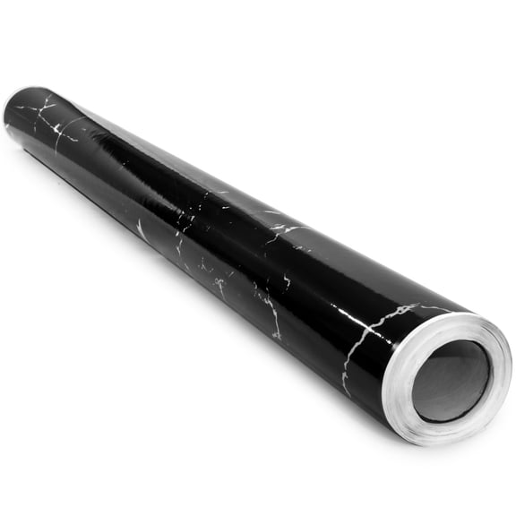 Vicrez Vinyl Car Wrap Film vzv10322 Black Marble | 5ft. x 35 ft.