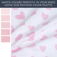 thumbnail image 6 of Pink Heart Sheets Full Bedding Set - Super Soft 4 Piece Heart Bed Sheets for Girls with Fitted Sheet, Flat Sheet & 2 Pillowcases - Cute Pink Heart Bedding & Room Décor for Kids & Teens, 6 of 9