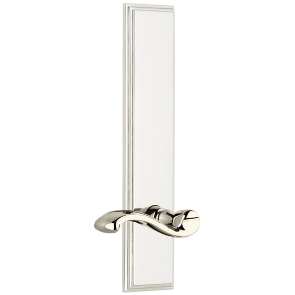 Grandeur 815401 Carre Solid Brass Rose Right Handed Tall Plate Privacy Door Lever Set -