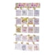 thumbnail image 2 of Etiquetas de tarjetas de tarjetas de mensaje en de papel surtido de 160 piezas con cadena para colgar Yuyangstore Etiqueta colgante de la tarjeta de mensaje de papel, 2 of 8