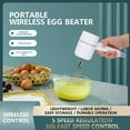 Egg Beater Whisk Electric Wireless Electric Whisk Handheld