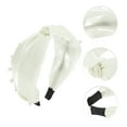 thumbnail image 3 of Unique Bargains 1 Pc Wide Faux Pearls Headbands for Women White, 3 of 6