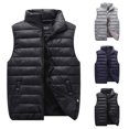thumbnail image 4 of Lovskoo Womens Winter Coats Quilted Puffer Vest Sleeveless Waistcoat Loose Bright Color Stand Collar Cotton Padded Waistcoat Jacket Gray, 4 of 4