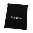 thumbnail image 4 of Secador de cabello Bolsa de almacenamiento Organizador de viajes Bolsas de dibujo Simple compactación de almacenamiento Compacto P sol de viaje Multi Negro, 4 of 8