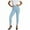 #168 Light Blue, variant on Felirenzacia Women's Long 4 Way Stretch Jeggings, High Waist Tummy Control Skinny Fit Jeans with Pockets, Army Green Denim Pants,M