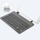 thumbnail image 4 of Wireless Keyboard,Quick Charging and Quiet Magnetic Folding with Stand For Multiple Devices Travel Friendly Small Keypad White, 4 of 5