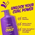 thumbnail image 2 of Aussie Miracle Curls with Coconut & Jojoba Oil, Paraben Free Shampoo, 2 of 10
