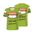 thumbnail image 3 of Daiia Fresh Sushi Mens Baseball Jersey Button Down Shirts Short Sleeve Sports Uniforms-Medium, 3 of 9