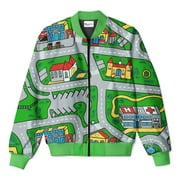 Toy Car Mat Graphic Zip-Up Jacket | Unisex, Up to 4XL