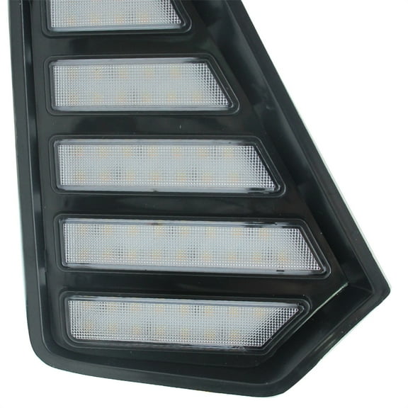 Yassdwbn Pair Front Fog Light Side Grille Daytime Running Lamp DRL For Toyota Tacoma 2024