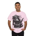 thumbnail image 4 of Unisex Heavy Cotton T-Shirt  Girl Guitarist Rocking 001, 4 of 5