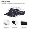 thumbnail image 3 of Fotbe Hedgehog And Snail Visera Deportiva con Diseño, Gorra Abierta Ajustable de Algodón para Mujer y Hombre, 3 of 7