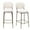 Creamy White, variant on Hassch Contemporary Faux Leather Bar Stools Set of 2, 29 Inch High Backless Counter Chairs with Golden Metal Legs & Footrest, for Kitchen Dining Room (Creamy White)