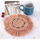 thumbnail image 1 of XWSHYW Utensilios y Gadgets de Cocina. Posavasos Tejidos Sin Borlas Gruesas, Tapete Aislante, Mantel Bohemio para Mesa, 1 of 2