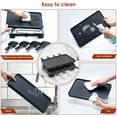 thumbnail image 2 of YOSHIKO Electric Griddle Grill Smokeless Indoor Grill and Outdoor Electric Grills Portable 2 in 1 with Adjustable temperature control with 8 Mini Pans for 2-6 People with Family Fun & BBQ Parties, 2 of 7