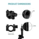 thumbnail image 2 of Atv Mirrors, 8mm Atv Rear View Mirrors For Handlebars Bike Mirror Compatible With Snowmobile Scooter Moped Dirt Bike Sportsman, 2 of 5