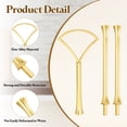 thumbnail image 3 of Uxcell 1 Set Cake Stand Hardware Kit, 3 Tier Cupcake Stand Fittings Zinc Alloy Tray Holder, Fruit Dessert Serving Trays Support Rod for DIY Making Wedding Party Decoration, Gold, 3 of 6